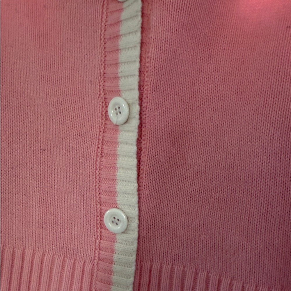 ROMWE Pink Cardigan with Bunny Detail - Picture 5 of 8